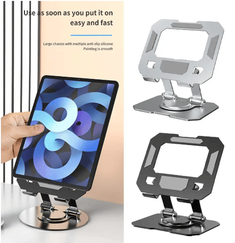Suport Reglabil 360° pentru Tabletă și Laptop, pentru Birou