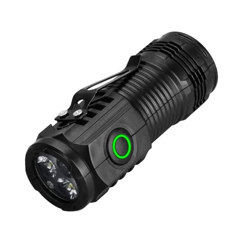 Lanternă Tactică cu Electroșoc și Laser, pentru Autoapărare