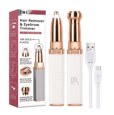 Epilator 2 în 1 pentru Față și Corp, Reîncărcabil