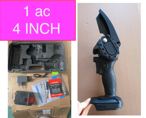 Mini Drujbă Electrică cu Acumulator 24 V, în Cutie de Plastic