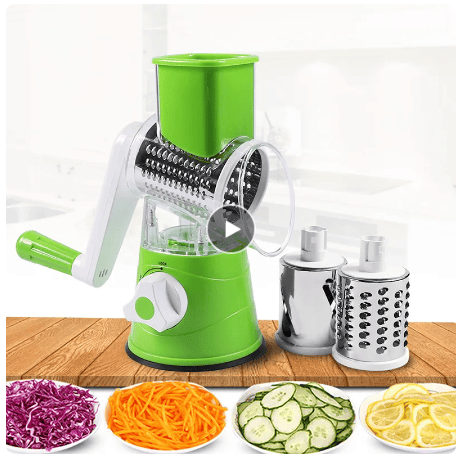 Răzătoare Manuală Grater Pro cu Mâner Rotund, Lame Inox