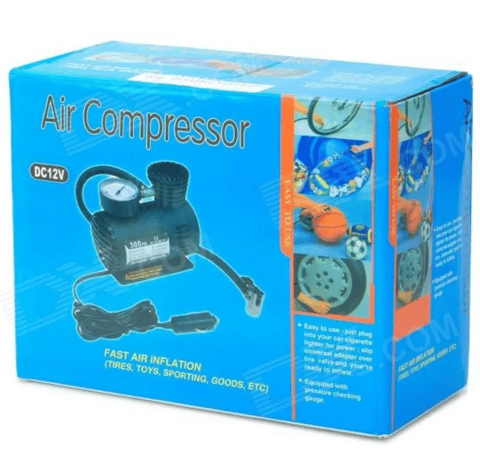 Compresor Auto Portabil pentru Roți, Umflare Rapidă