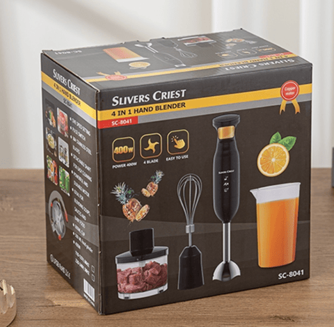 Blender Vertical de Mână Silvercrest, Tocare și Mixare Rapidă