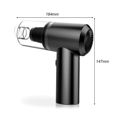 1+1 GRATIS: Aspirator Auto 3 în 1 cu Funcție de Suflare, Portabil, fără Fir