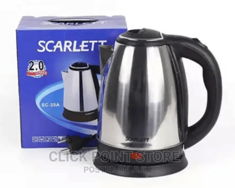 Fierbător Electric de Apă Scarlett, Fierbere Rapidă, Oprire Automată