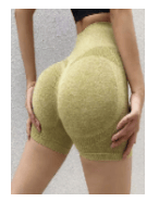 Colanți Scurți Modelatori Butt Lift, Efect de Ridicare a Fesierilor