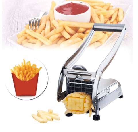 Aparat din Inox pentru Tăiat Cartofi Pai, Robust