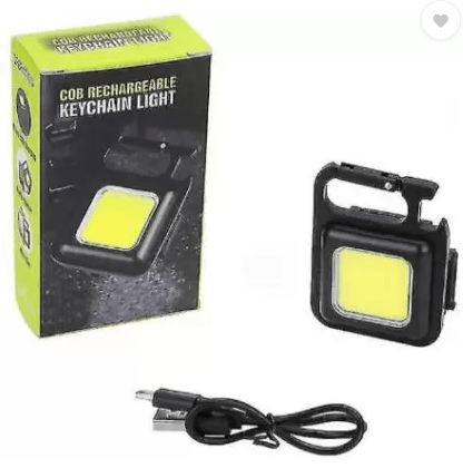 Mini Lanternă Solară Breloc, Reîncărcare la Soare sau USB