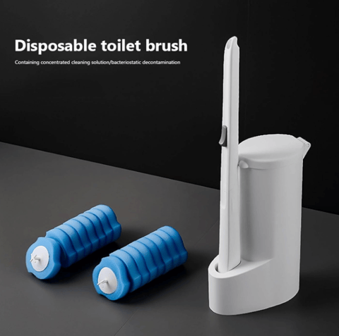 Perie WC cu Rezerve Odorizante, Curățare Igienică a Toaletei