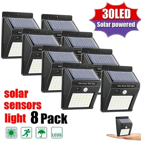 Set 4 Lămpi Solare de Grădină 42,5 cm, pentru Alee