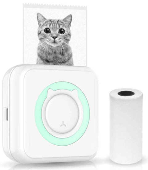 Mini Imprimantă Termică pentru Copii, Printezi Poze de pe Telefon