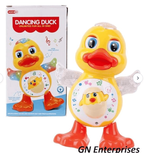 Rățușcă Dansatoare de Jucărie cu Muzică și Lumini