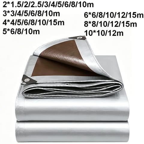 Prelată Impermeabilă 3 x 4 m, cu Ochiuri Metalice, Tratată UV