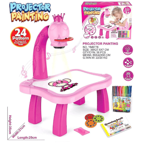 Tablă Magnetică pentru Copii Girafă, Model Mare, Desen și Învățare