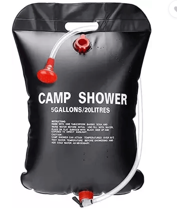 Duș Portabil pentru Camping cu Pompă 12 V la Priza Mașinii