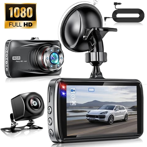 Cameră Auto Dublă Față și Spate, Full HD