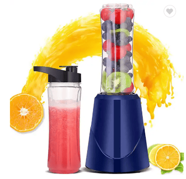 Blender Portabil Freshmaker cu Lame din Oțel, 300 ml