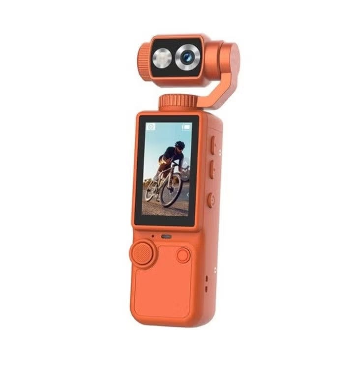 Q8 Pro 4K Ultra HD Pocket Vlogging Camera – Gimbal-Stabilised Handheld Camera with Rotatable Touchscreen, Smart Face Tracking & Slow-Motion Video | The Ultimate Creator's Camera