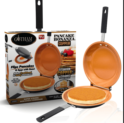 Tigaie pentru Clătite cu Înveliș Ceramic Antiaderent, Clătite Perfecte