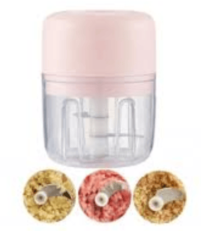 Tocător Manual pentru Legume cu Buton, 250 ml, Tocare Rapidă