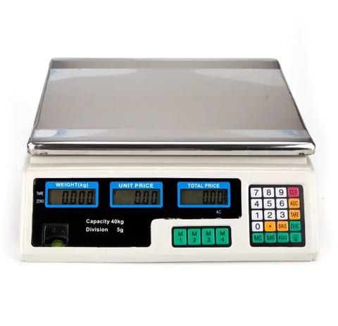 Cântar Electronic Portabil, Capacitate 40 kg