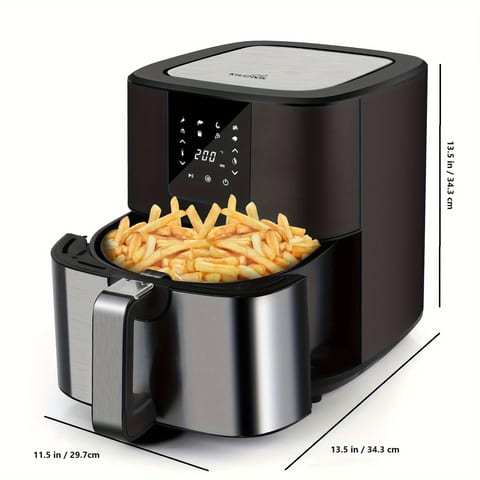 Tavă din Silicon pentru Air Fryer 20 cm, Reutilizabilă