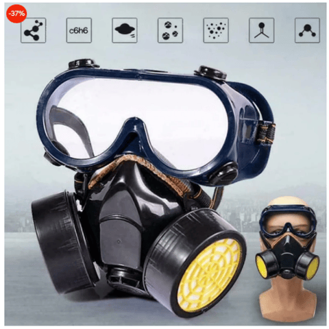 Mască de Gaze cu Filtru, Protecție Respiratorie