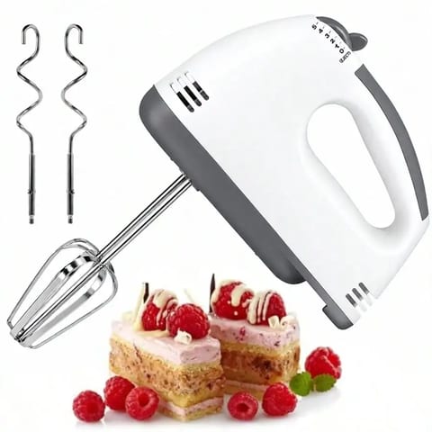 Mixer de Mână cu 5 Viteze și Accesorii Inox