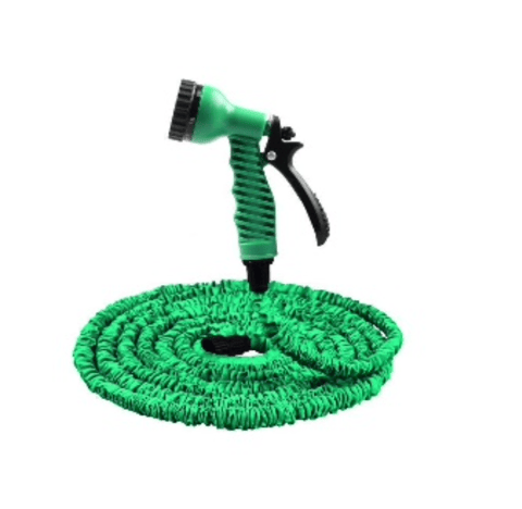 Furtun Extensibil de Grădină Verde, Ușor și Rezistent