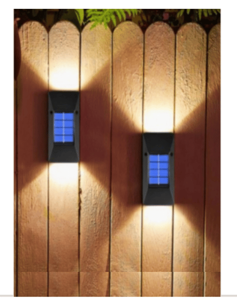 Lampă Solară de Perete LED Box, Aprindere Automată