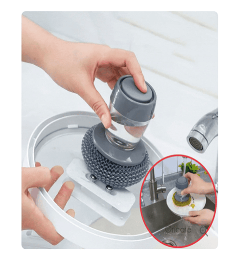 Set Bureți de Sârmă pentru Vase, Îndepărtează Arsurile