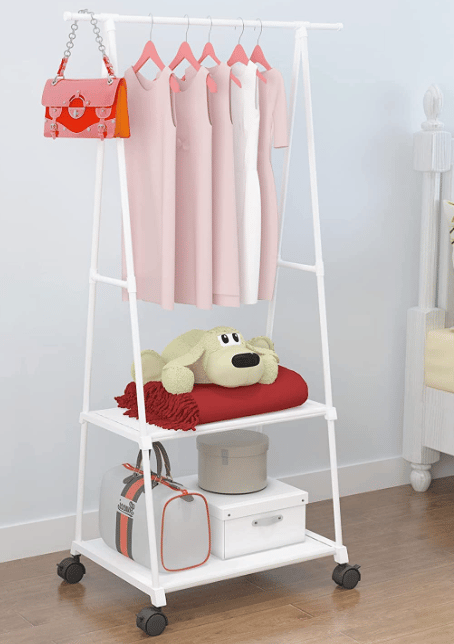 Raft Triunghiular pentru Haine 160 x 55 x 42 cm, Economisește Spațiu