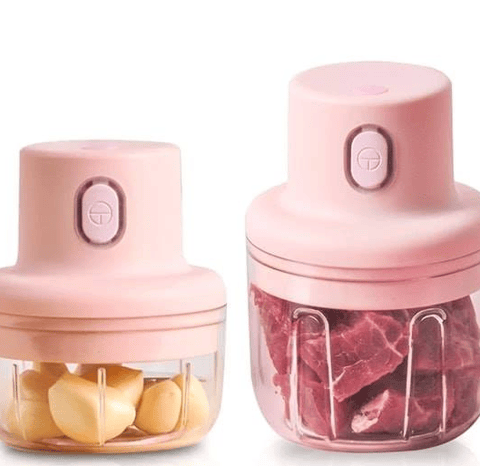 Mini Tocător pentru Usturoi cu Șnur, 100 ml, Tocare Rapidă Fără Curent