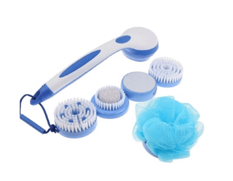 Perie de Duș Electrică Spin Spa cu 5 Capete, pentru Corp și Spate