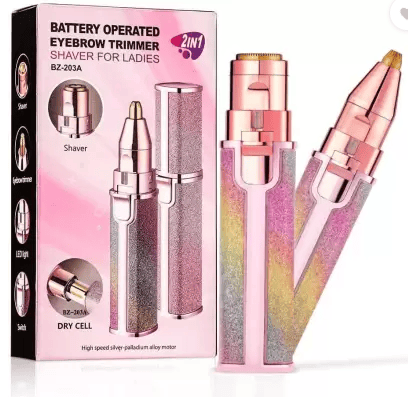 Epilator cu Sclipici și 3 Capete, Reîncărcabil