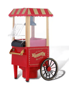 Aparat de Popcorn Mare, Floricele Proaspete pentru Toată Familia